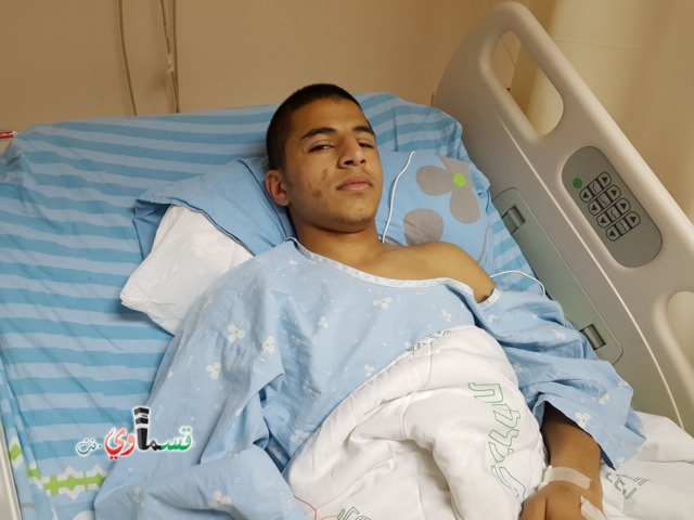 فيديو-الطالب المصاب بإطلاق النار في جلجولية للعرب: لم أعرف أني المستهدف وأخاف العودة إلى المدرسة